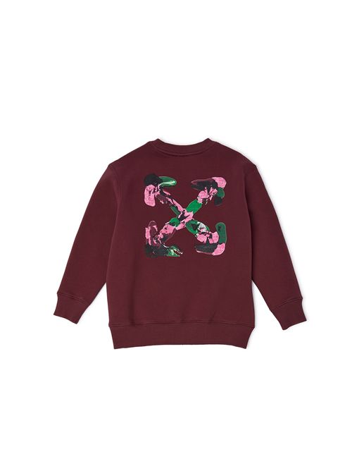 Felpa, unisex, logata. OFF WHITE | FLE00460603